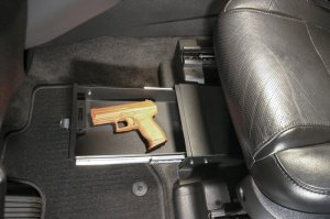 Ford Explorer Underseat Drawer - Front - Tuffy Products - Standard Key - Black - `11-`24 Ford Explorer Underseat Drawer - Front - Tuffy Products - Standard Key - Black - `11-`24